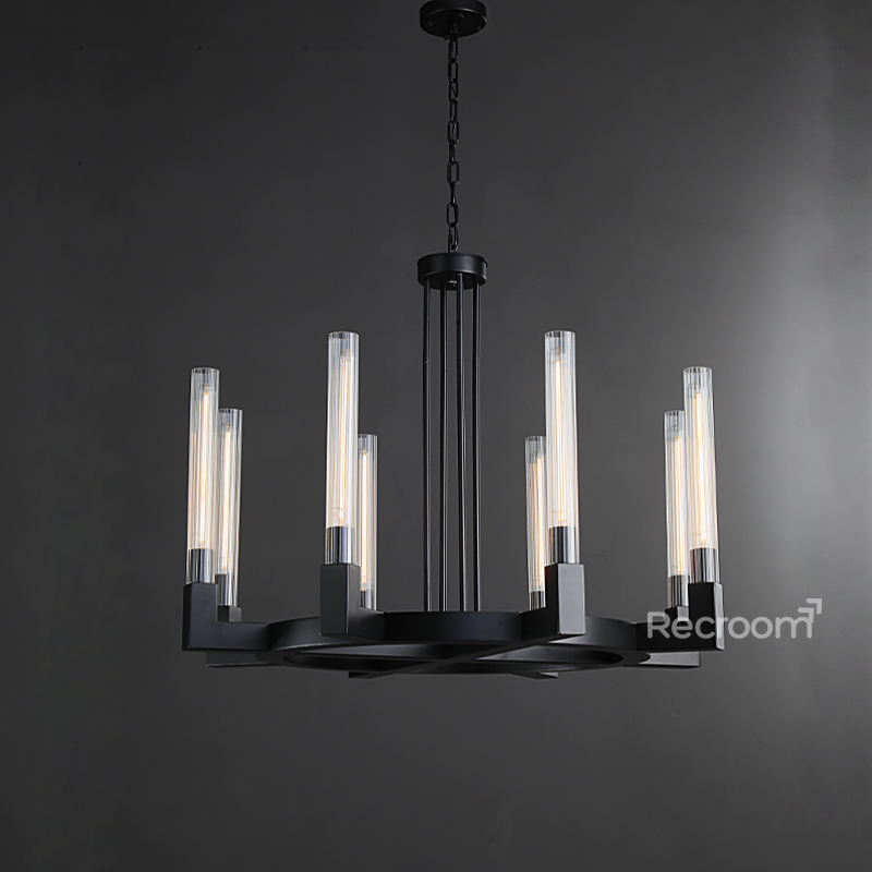 Cannel Round Chandelier 36"