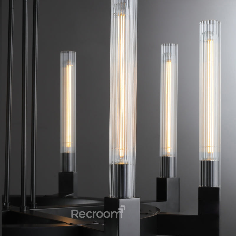 Cannel Round Chandelier 48"