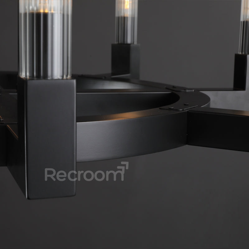 Cannel Round Chandelier 48"