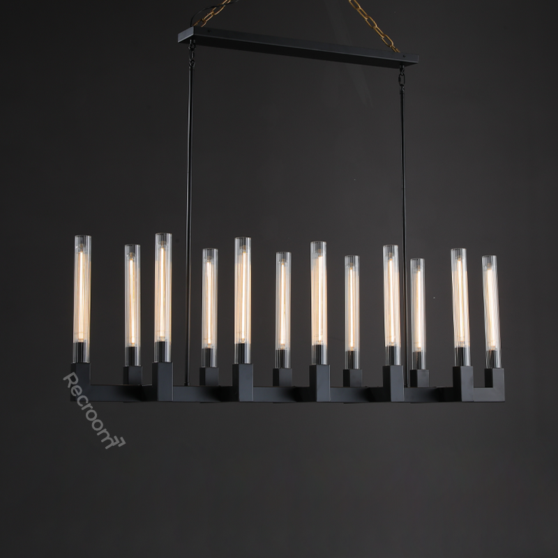 Cannel Linear Chandelier 55"