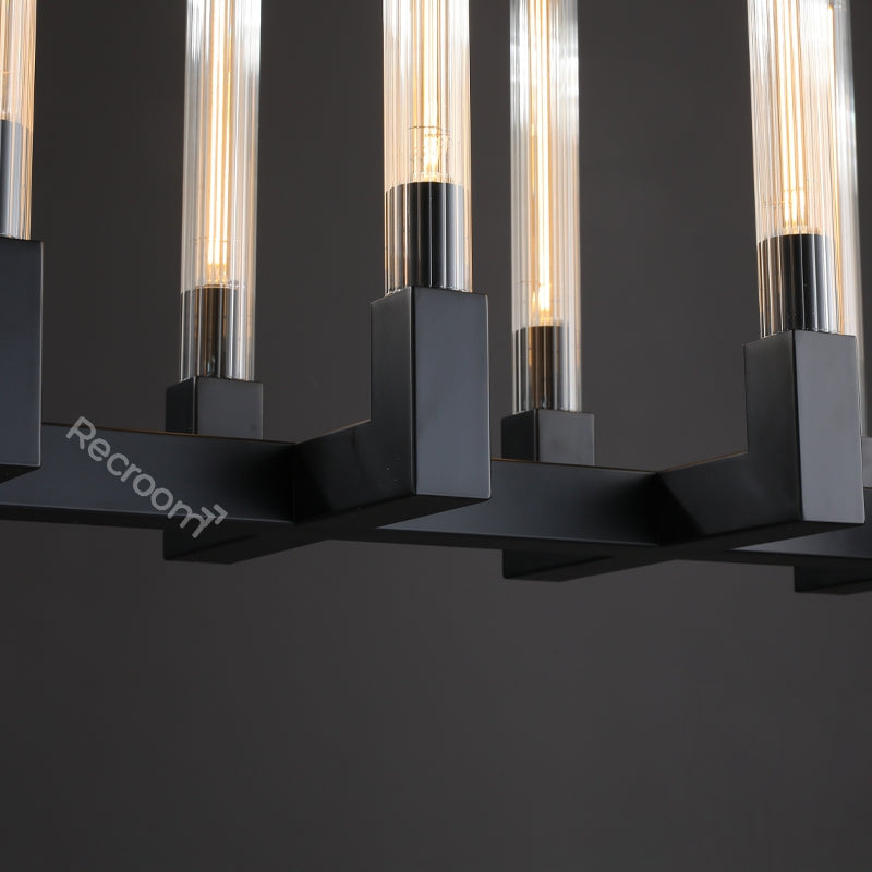 Cannel Linear Chandelier 55"