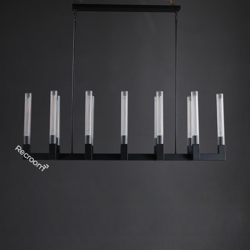 Cannel Linear Chandelier 55"