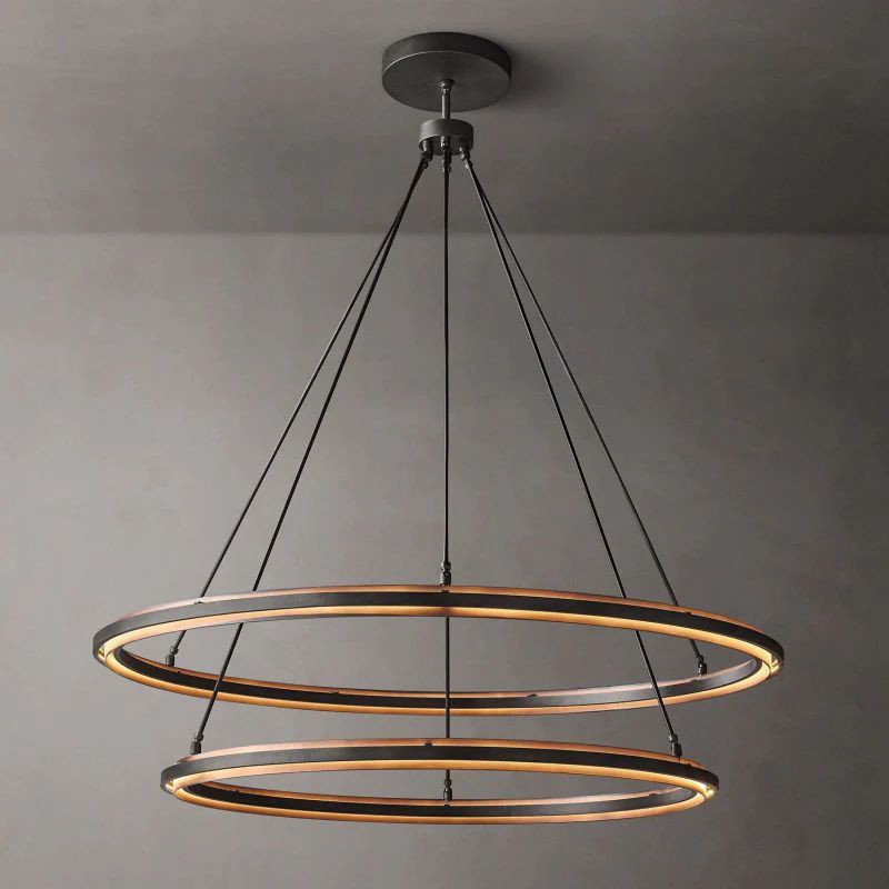 Adin 2-Tier Round  Living Room Chandelier 60"