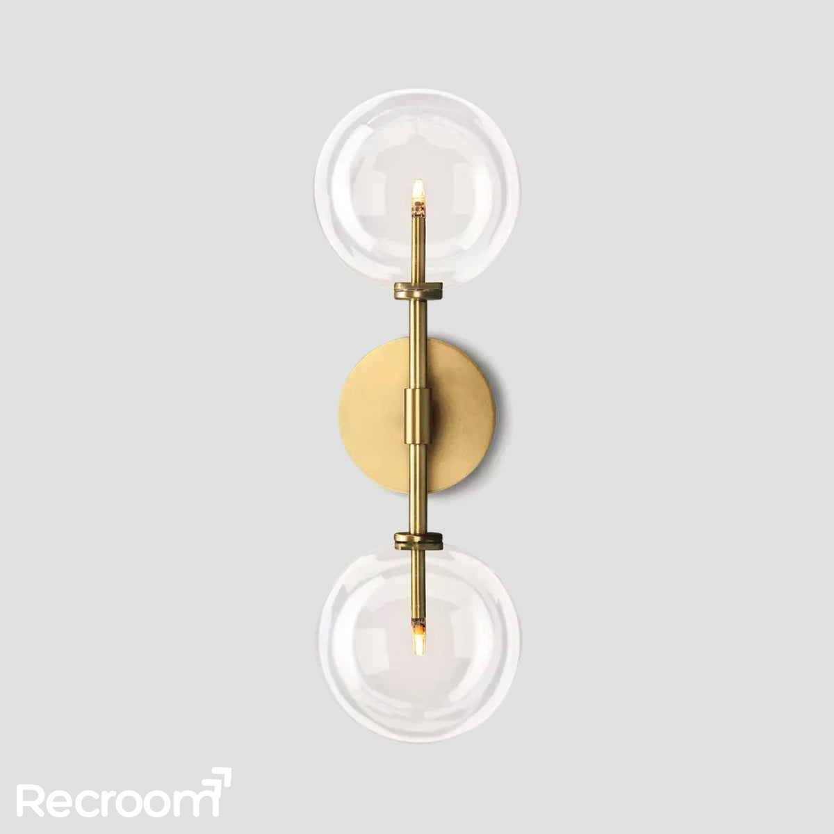 Glass Global Wall Sconce 19" 20"