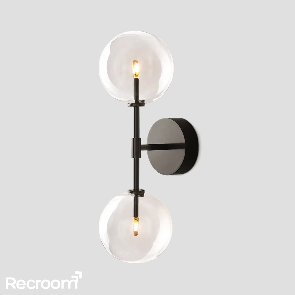 Glass Global Wall Sconce 19" 20"