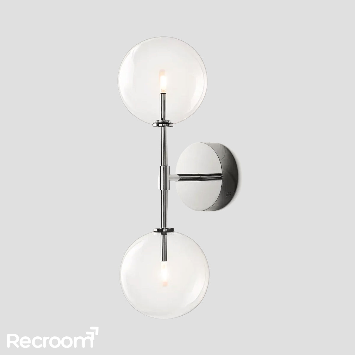 Glass Global Wall Sconce 19" 20"