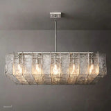 Latticy Rectangular Chandelier 49"