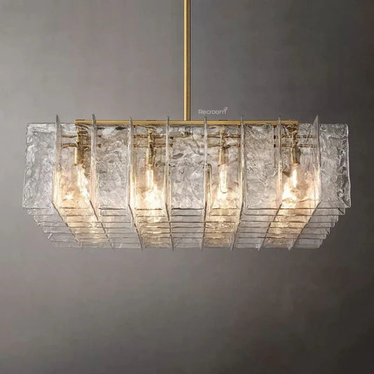 Latticy Square Chandelier 48"