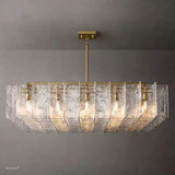 Latticy Rectangular Chandelier 49"