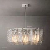 Latticy Square Chandelier 36"