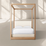 Linet Upholstered Canopy Bed