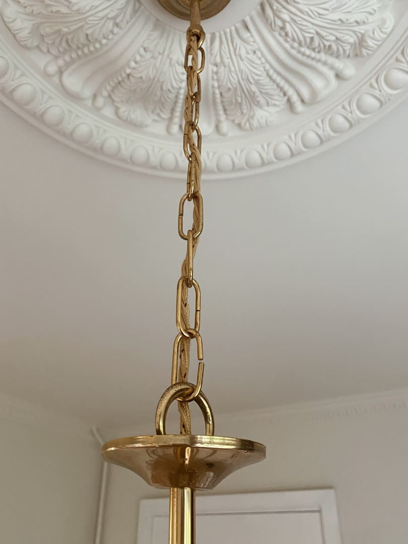 Vintage – Murano chandelier – Teardrop – 68 drops – Clear