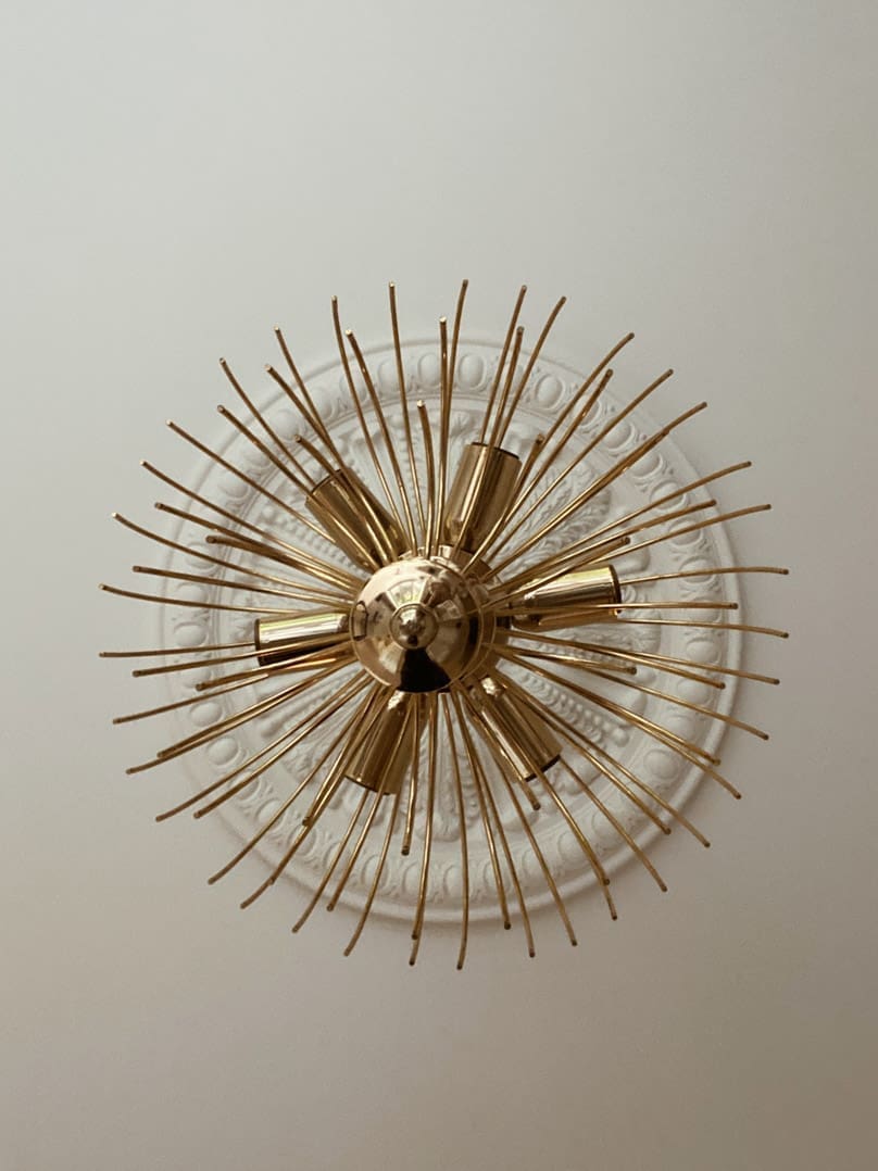 Vintage – Murano chandelier – Teardrop – 68 drops – Clear