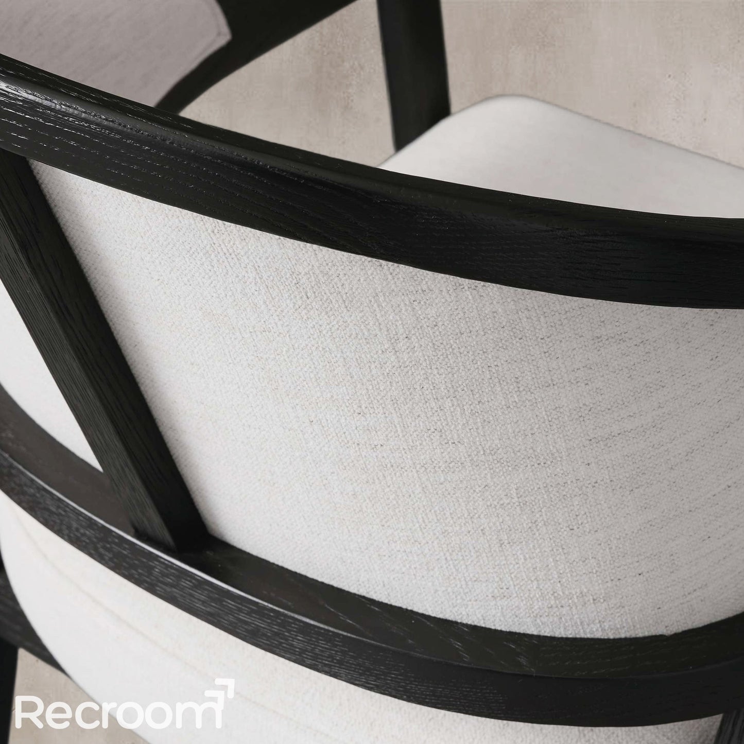 Artmee Upholstered Back Dining Arm Chair