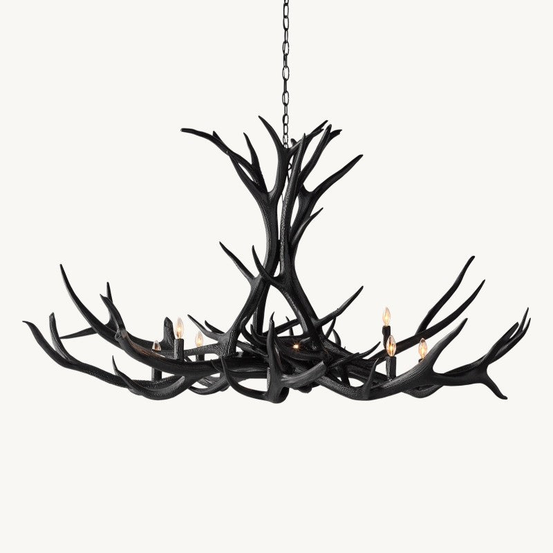 Natural Antler Chandelier 60"