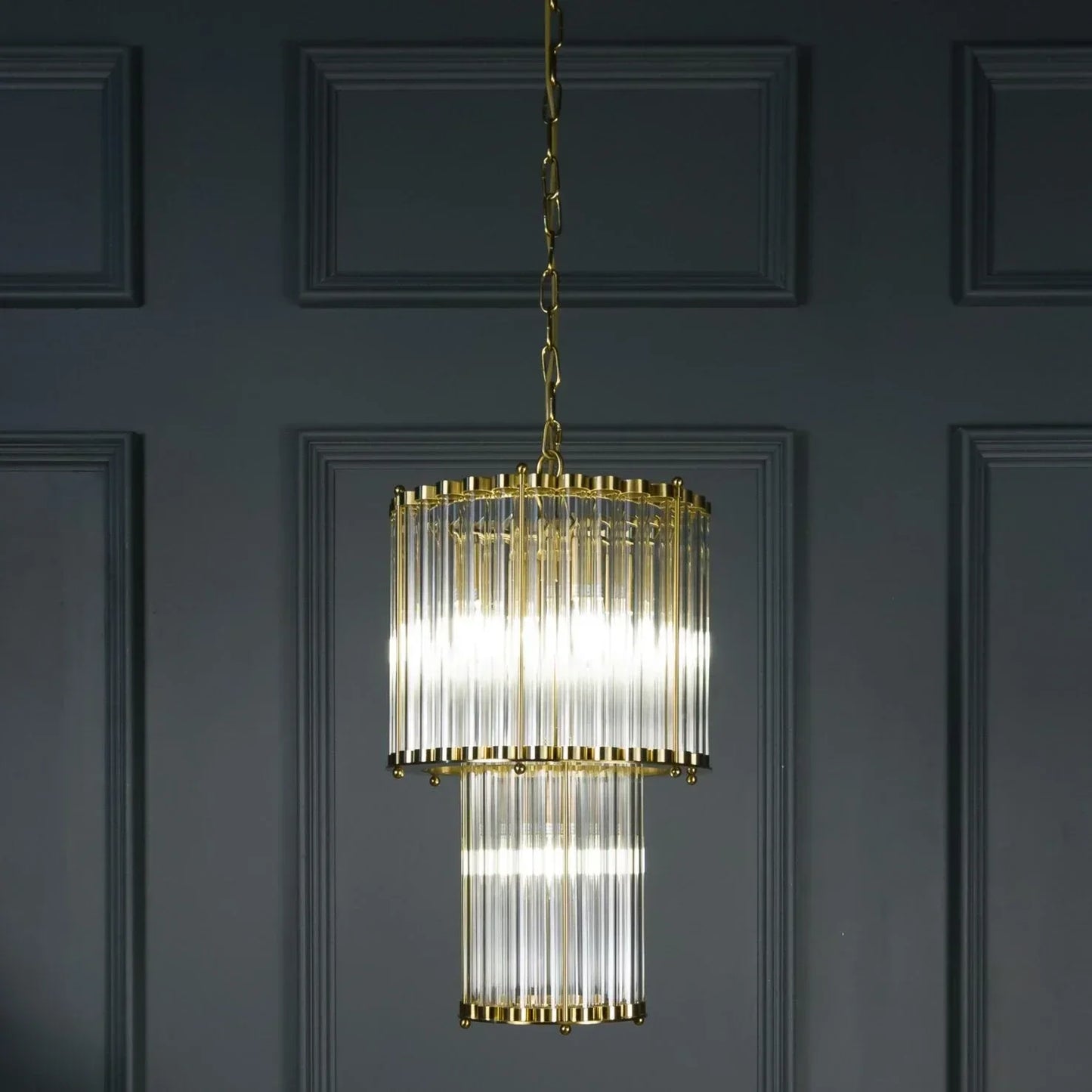 The Double Monza Chandelier – 2 Sizes Available