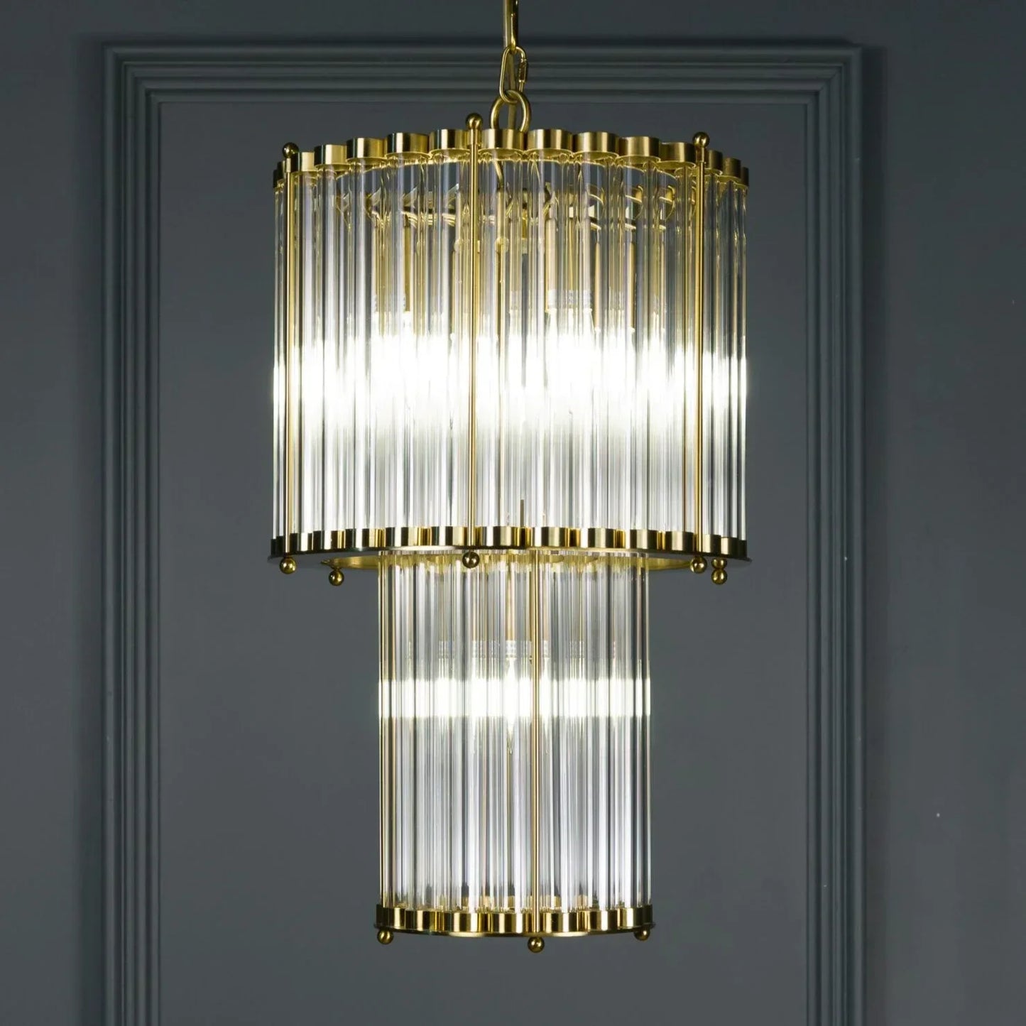 The Double Monza Chandelier – 2 Sizes Available