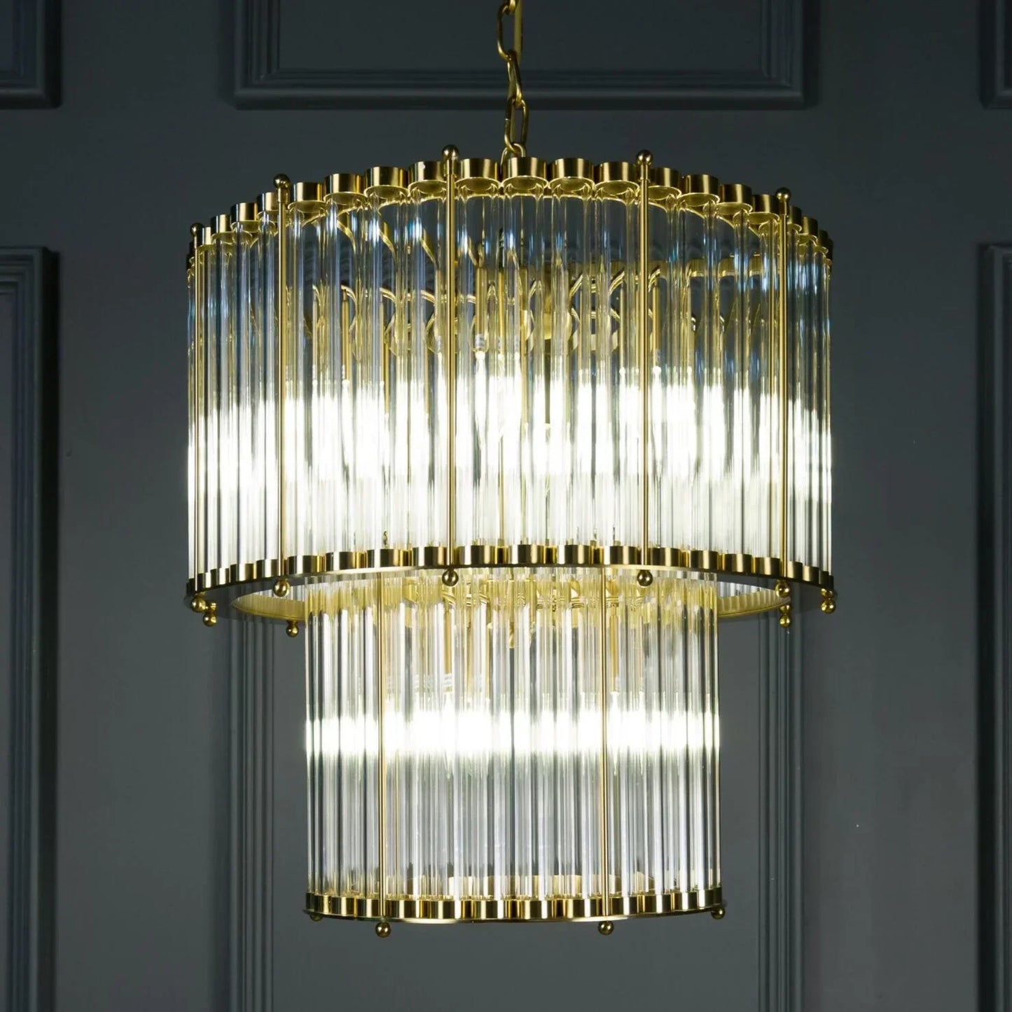 The Double Monza Chandelier – 2 Sizes Available