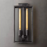 Backman Outdoor Square Lantern Bedroom Wall Sconce 28"