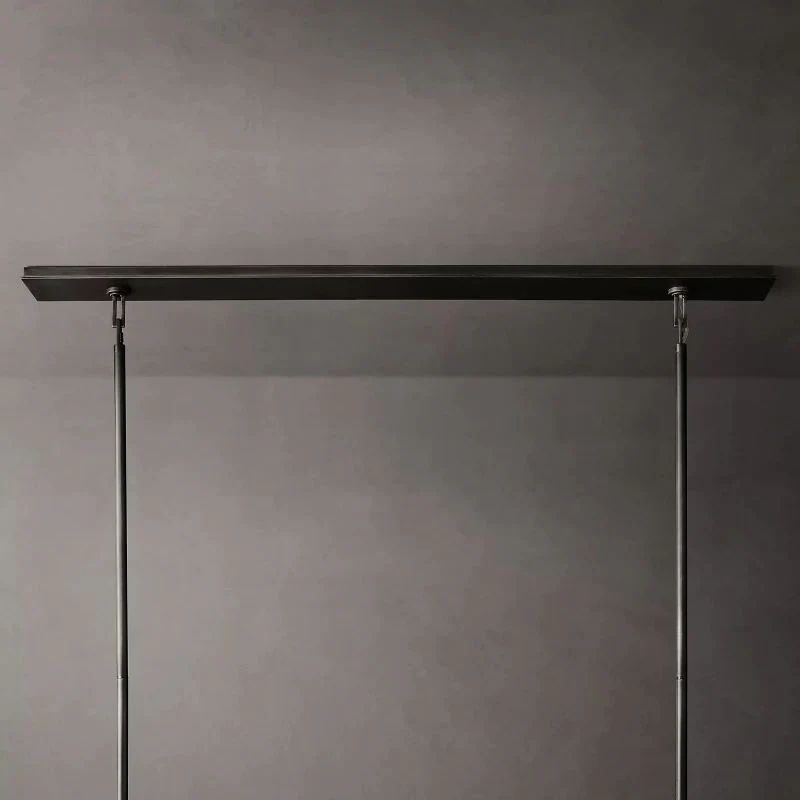 Backman Vintage Rectangle Chandelier 54"