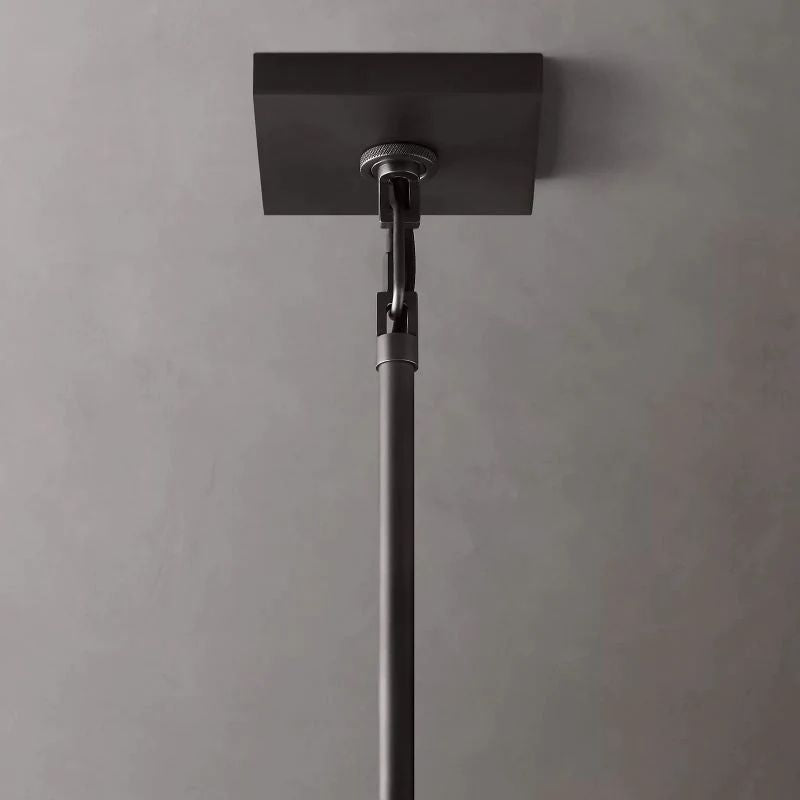 Backman Vintage Round Chandelier 33"