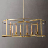 Backman Vintage Round Chandelier 55"