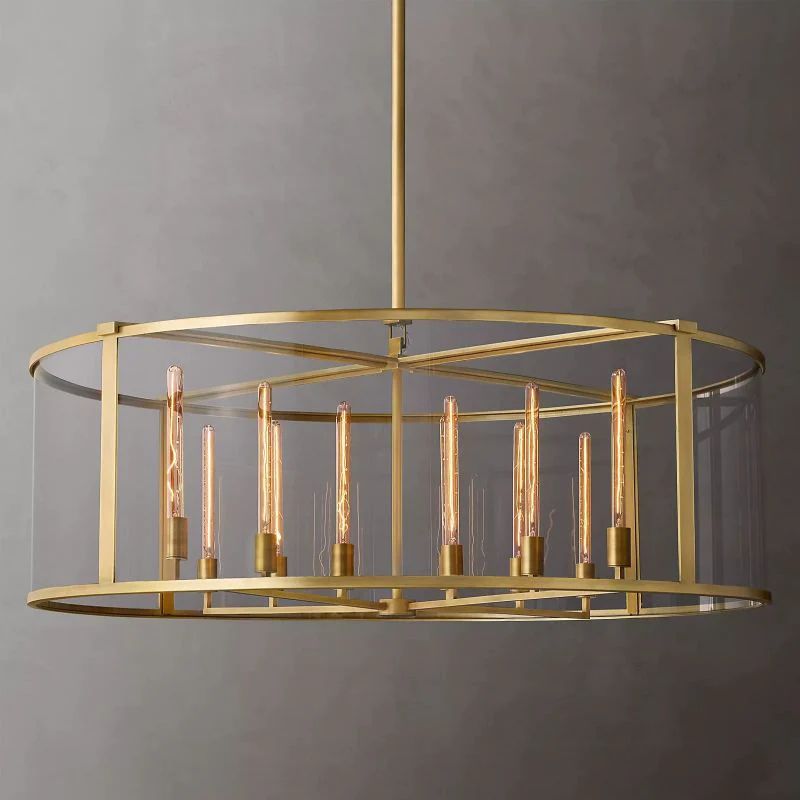 Backman Vintage Round Chandelier 55"