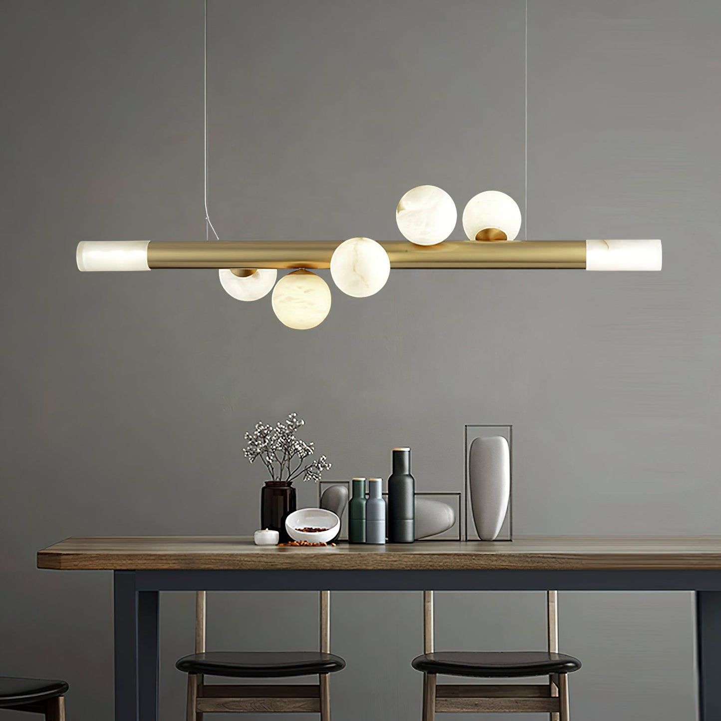 Alabaster Carrara Pendant Light