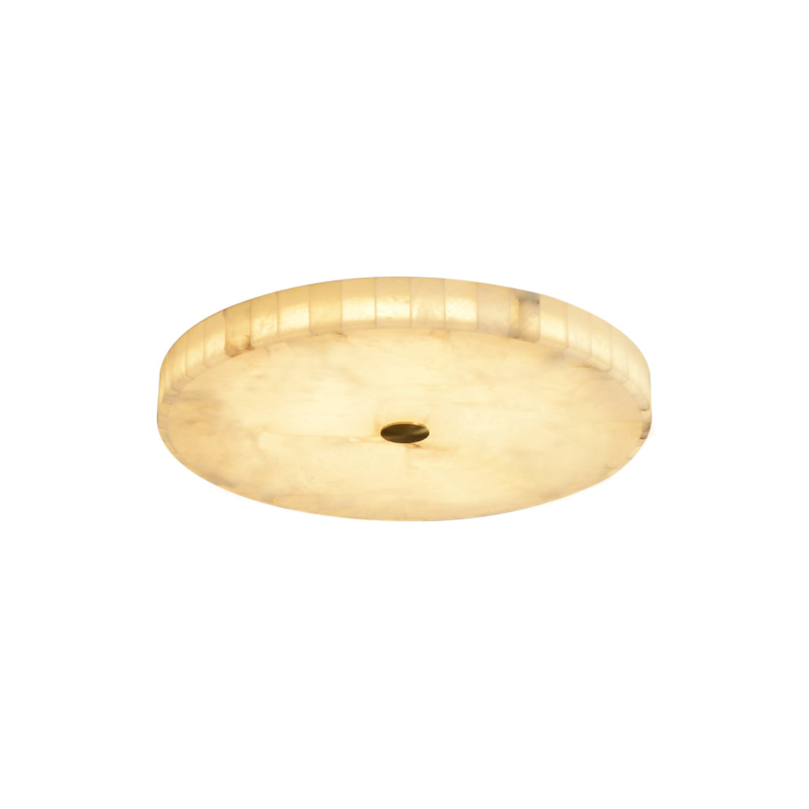 Round Mosaic Alabaster Ceiling Lamp