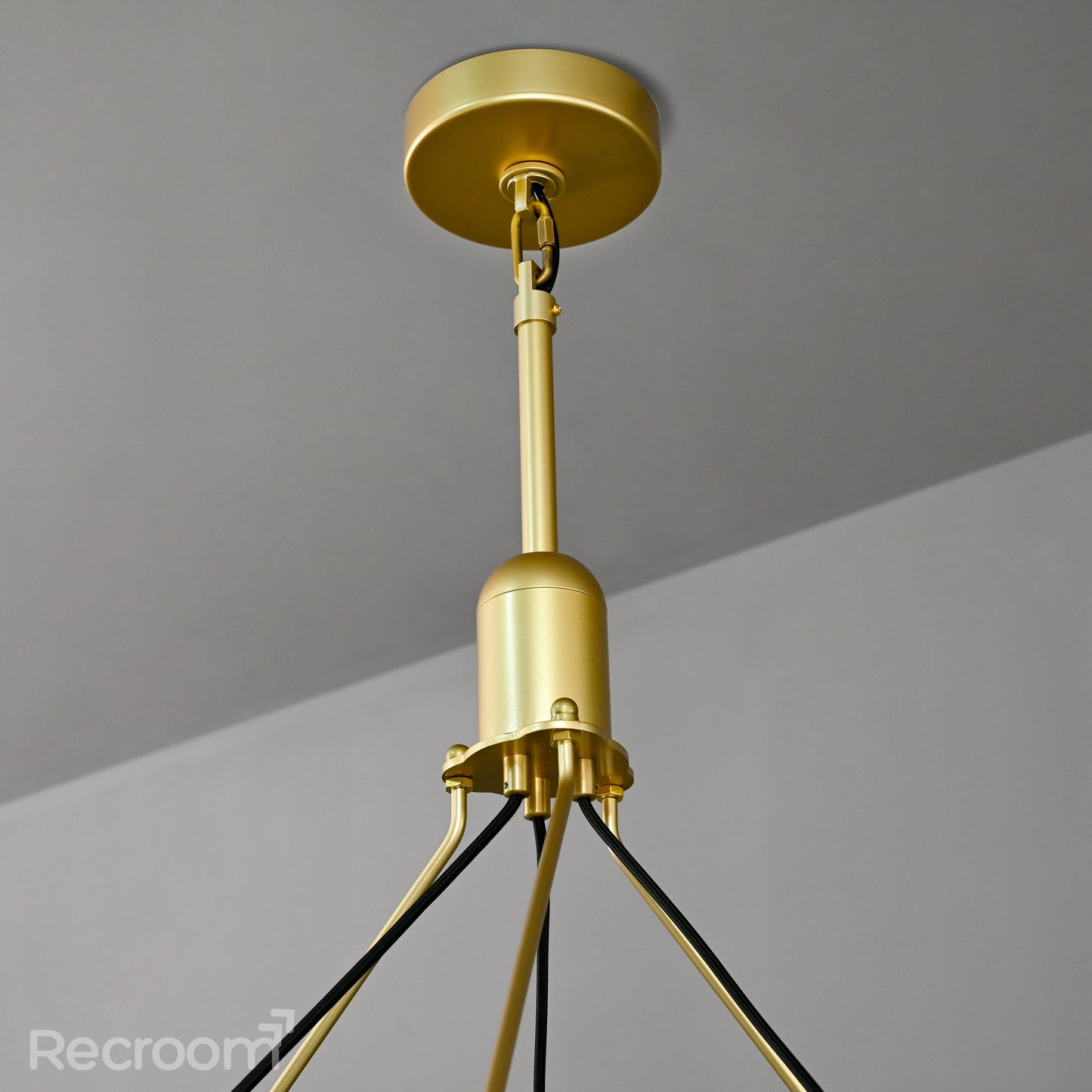 Caminon Vintage Filament Round Chandelier 63"