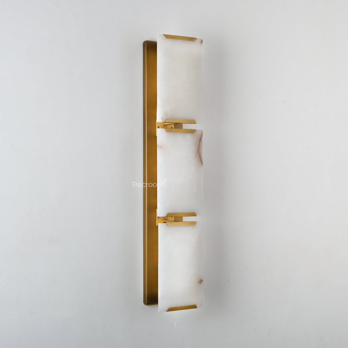 Harllow Calcite Triple Wall Sconce 6”