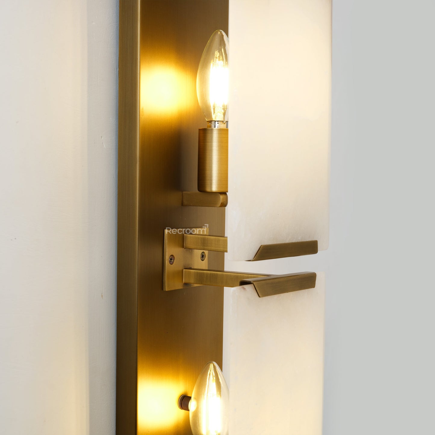 Harllow Calcite Triple Wall Sconce 6”