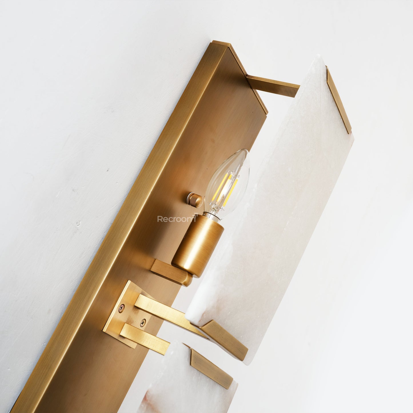 Harllow Calcite Triple Wall Sconce 6”