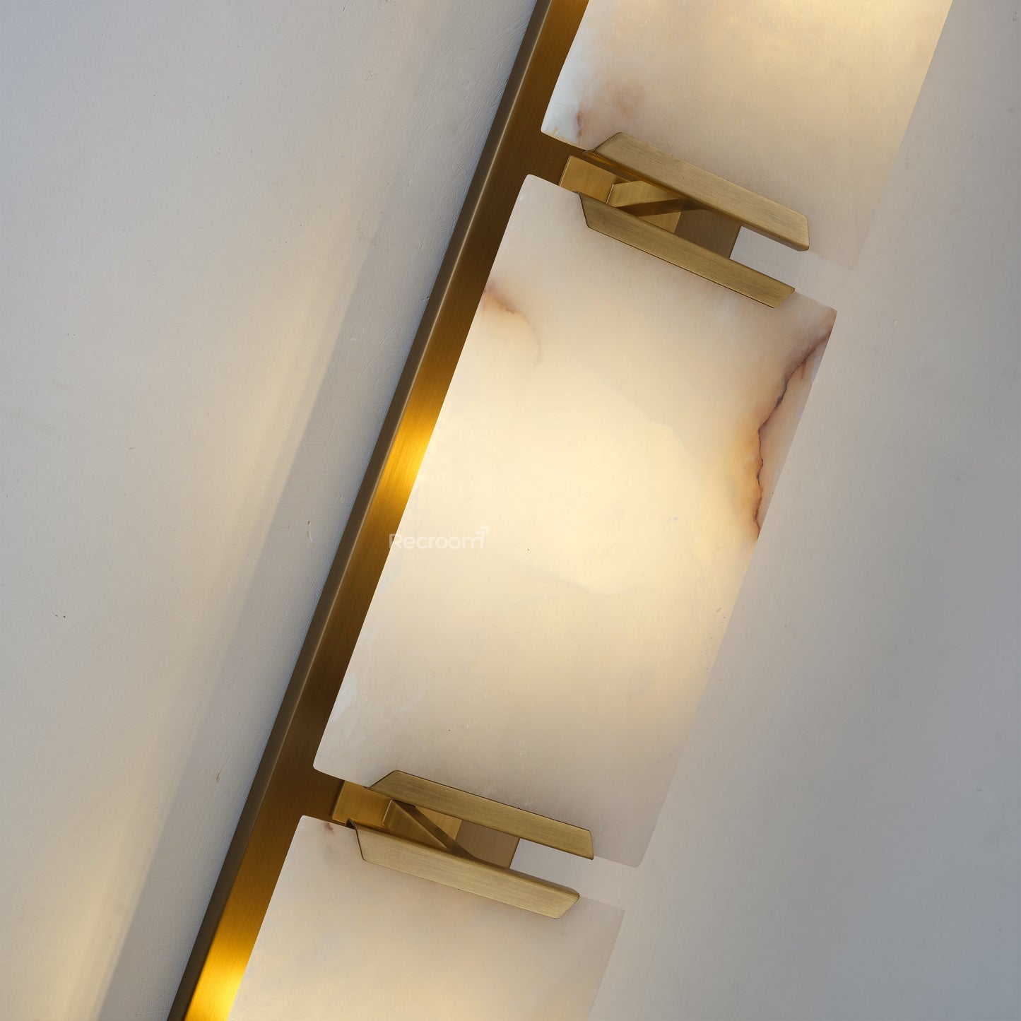 Harllow Calcite Triple Wall Sconce 6”