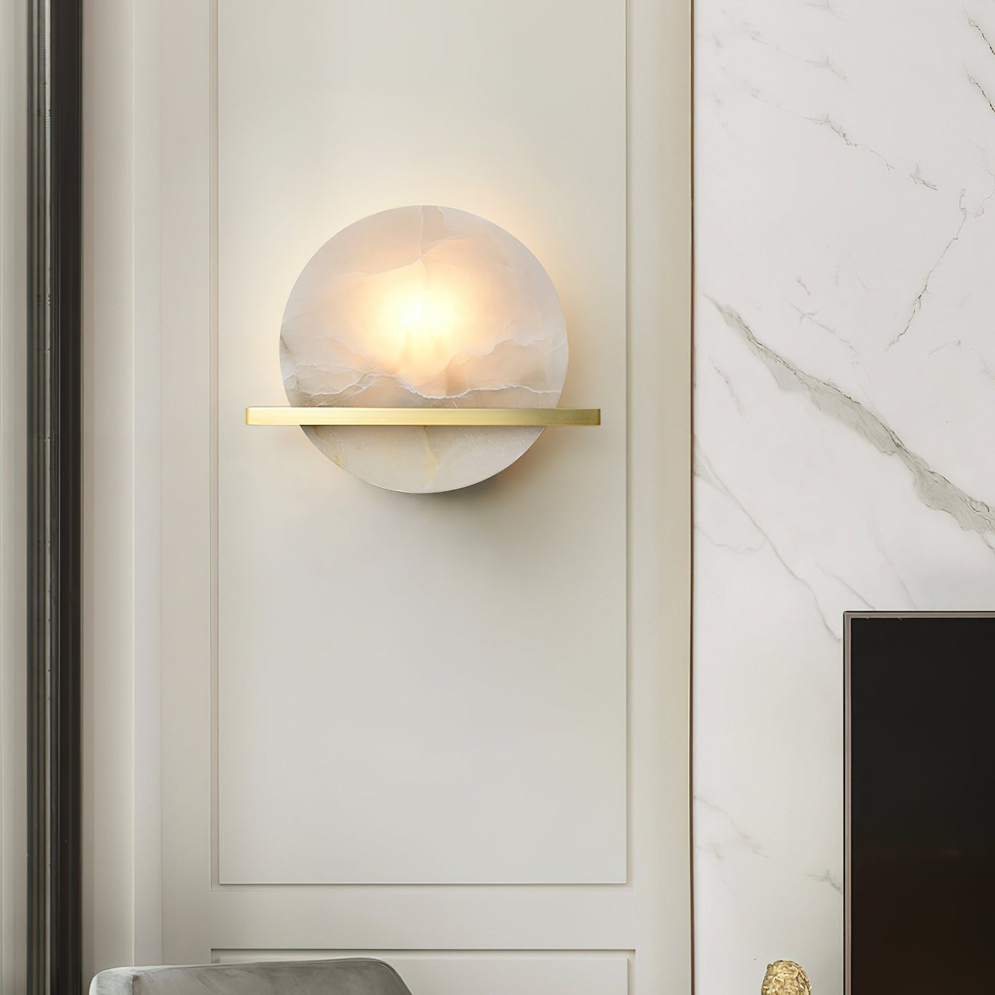 Savion Alabaster Wall Lamp