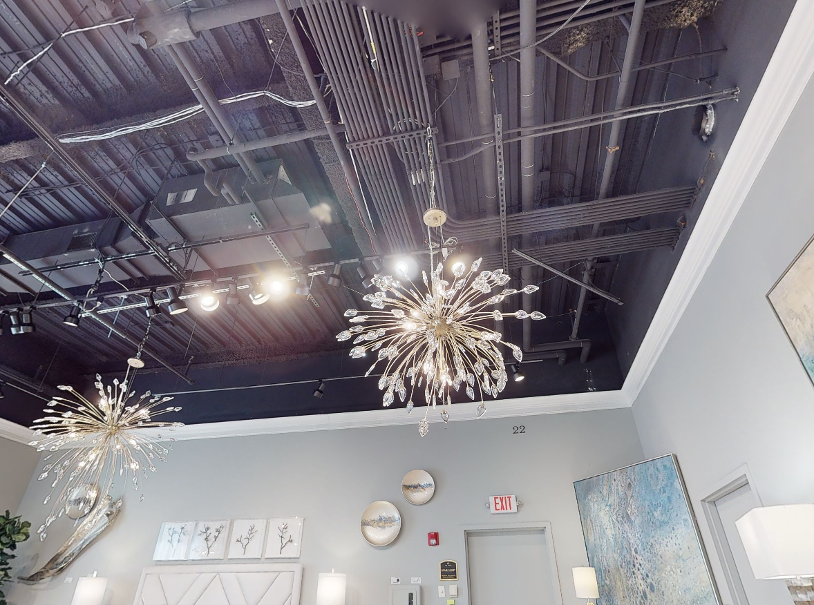 Reveille Crystal Constellation Seven-Light Pendant Chandelier