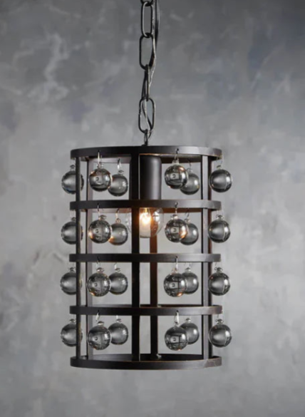 La Cage Pendant - BRONZE / 8" BRONZE / 8" - SMALLER GLASS ONLY