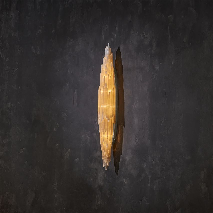 Shahida Selenite Wall Sconce