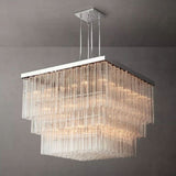 Cielloie Three Tier Square Chandelier 45"