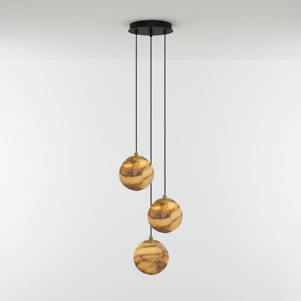 Sultana Alabaster Cluster Chandelier