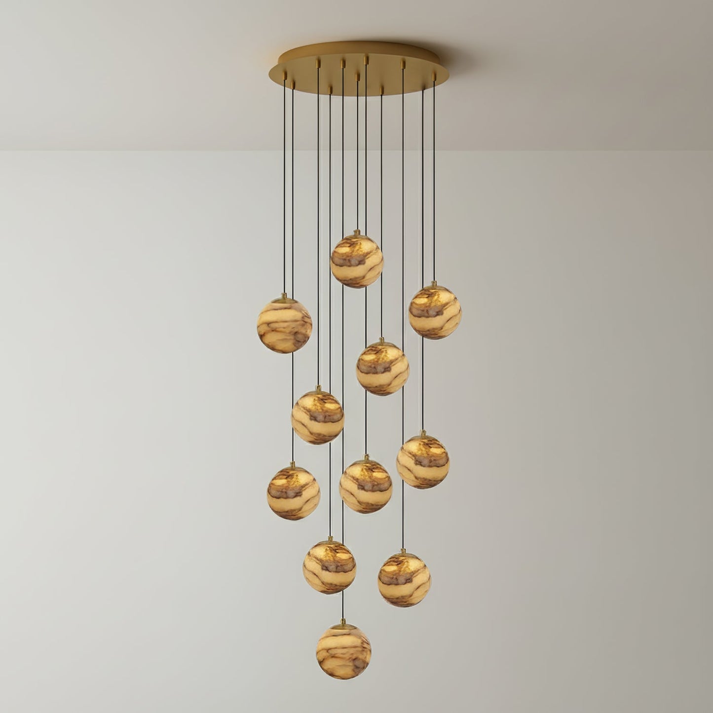 Sultana Alabaster Cluster Chandelier