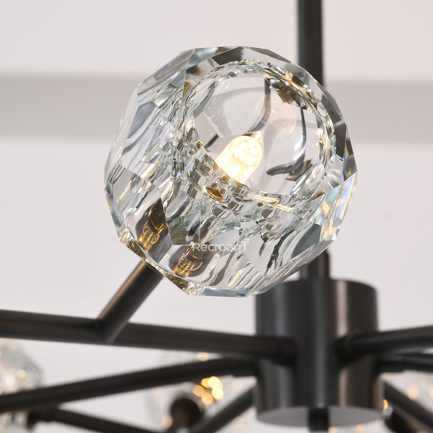 Boulew Crystal Glass Round Chandelier 48"