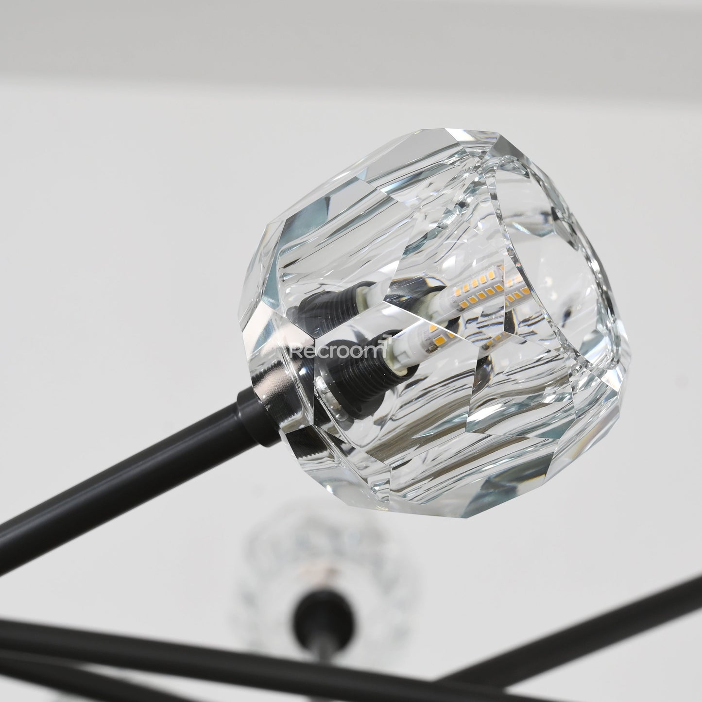 Boulew Crystal Glass Round Chandelier 72"