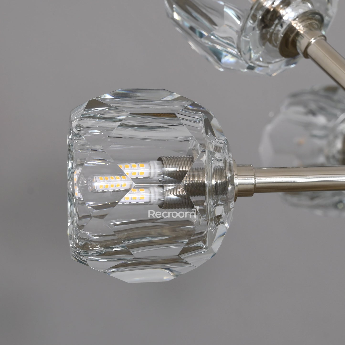 Boulew Crystal Glass Round Chandelier 36"