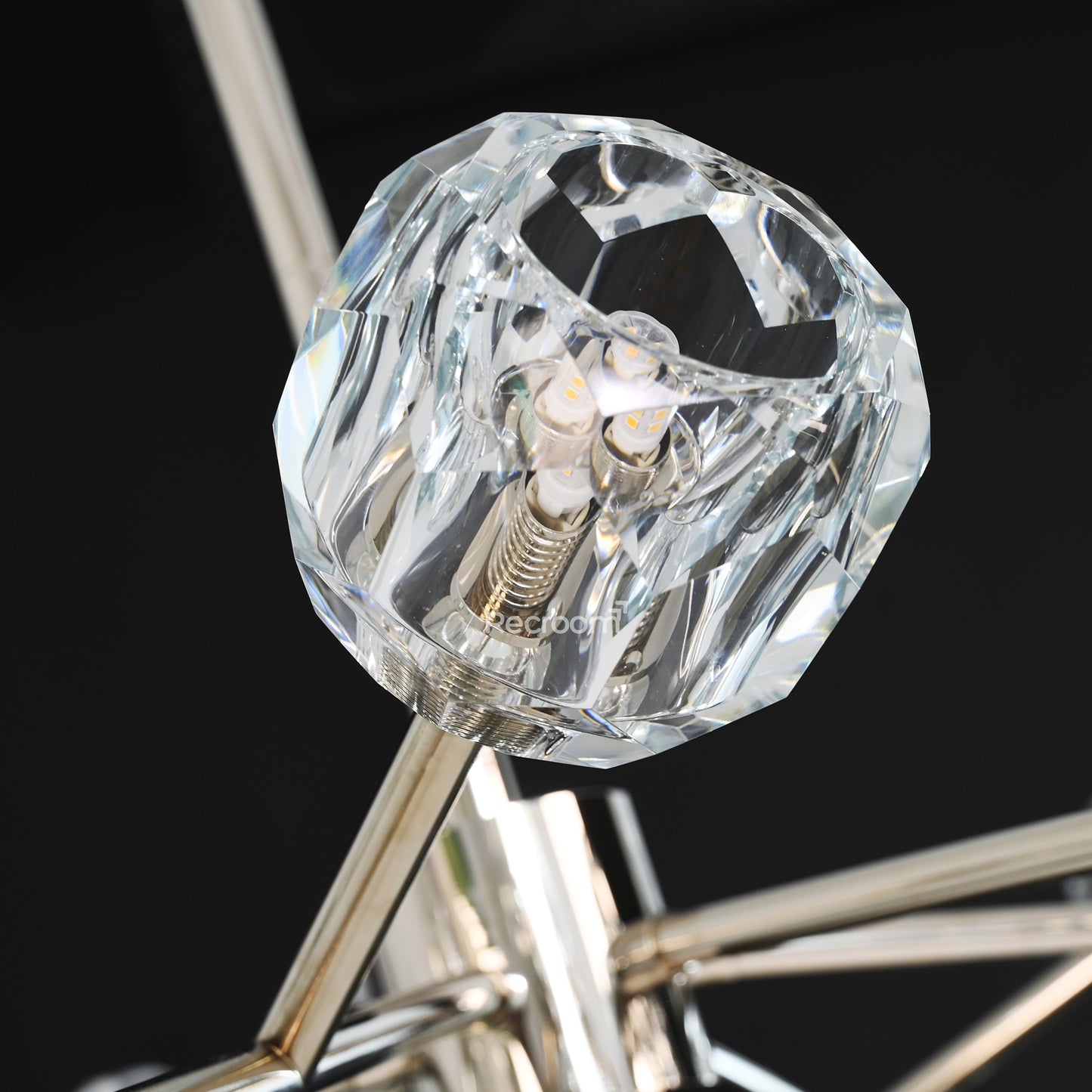 Boulew Crystal Glass Round Chandelier 48"