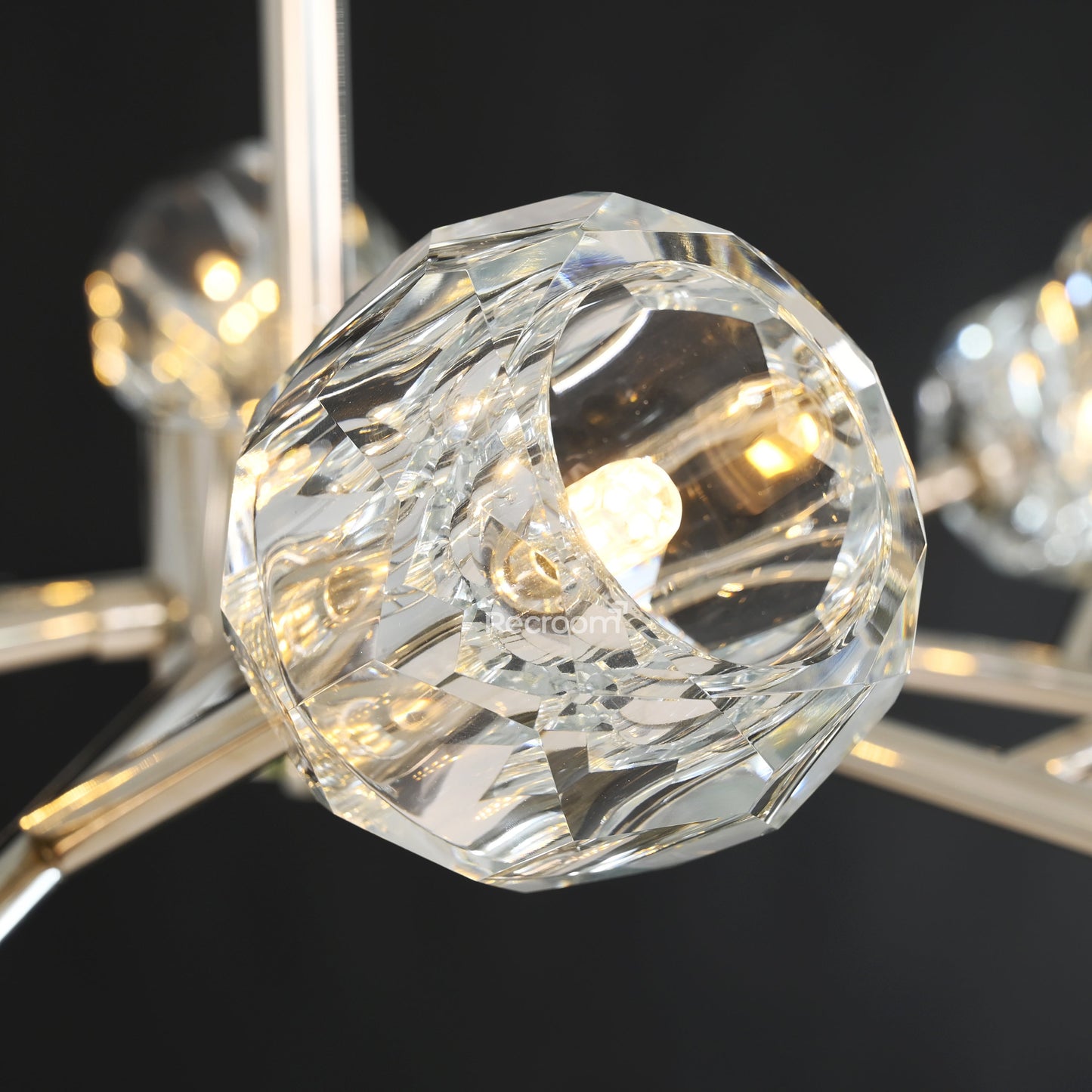 Boulew Crystal Glass Round Chandelier 48"