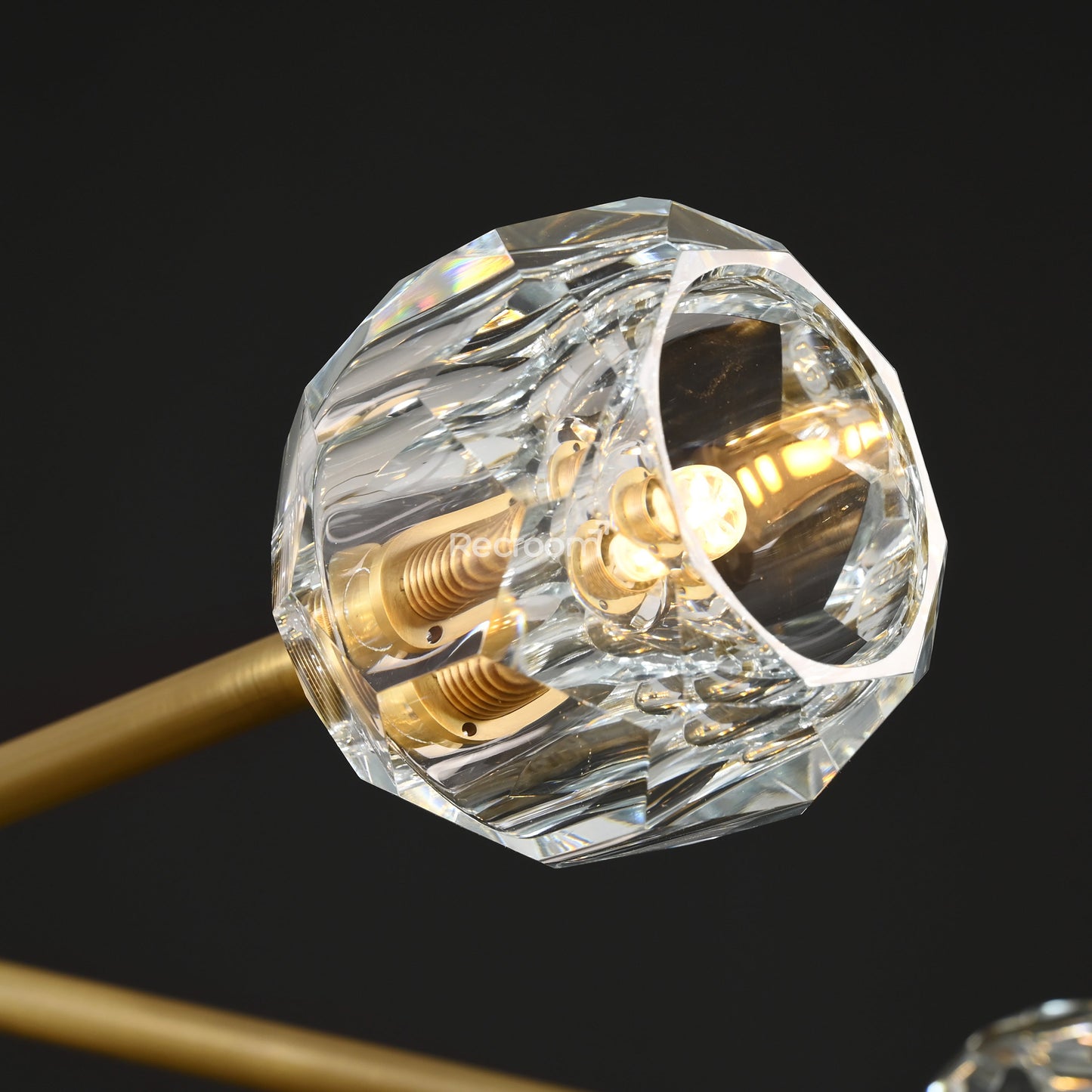 Boulew Crystal Glass Round Chandelier 72"