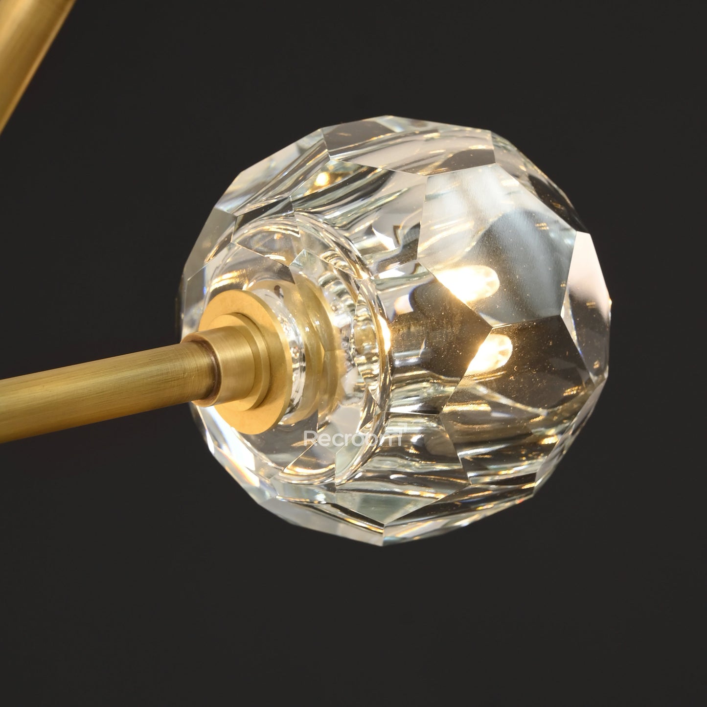 Boulew Crystal Glass Round Chandelier 36"