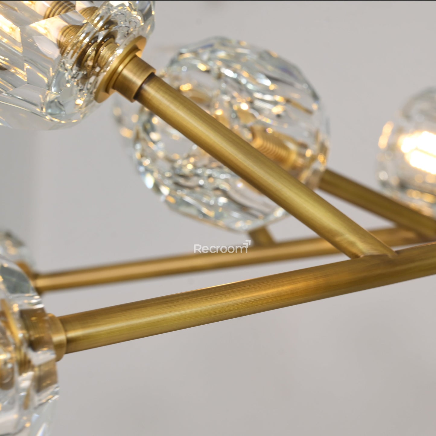 Boulew Crystal Glass Round Chandelier 48"