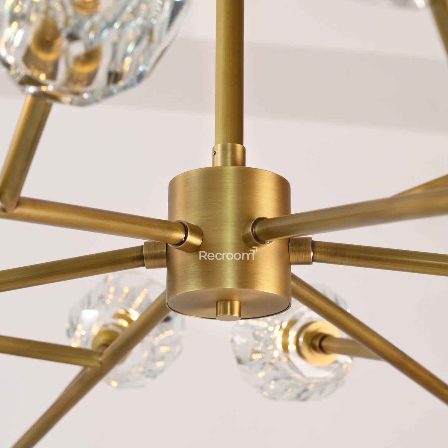 Boulew Crystal Glass Round Chandelier 48"